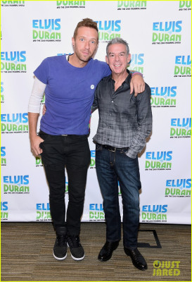 Chris Martin - Elvis Duran and the Morning Show in New York 11/24/2015