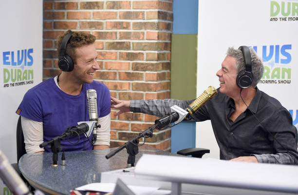 Chris Martin - Elvis Duran and the Morning Show in New York 11/24/2015