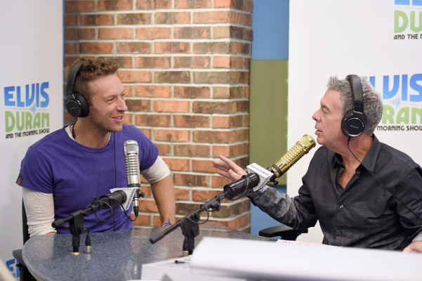 Chris Martin - Elvis Duran and the Morning Show in New York 11/24/2015