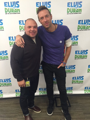 Chris Martin - Elvis Duran and the Morning Show in New York 11/24/2015