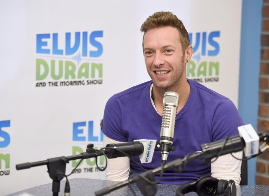 Chris Martin - Elvis Duran and the Morning Show in New York 11/24/2015