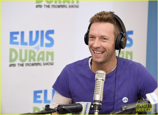 Chris Martin - Elvis Duran and the Morning Show in New York 11/24/2015