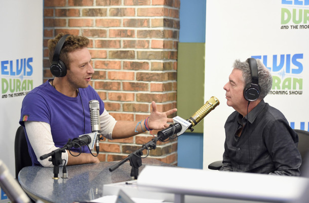 Chris Martin - Elvis Duran and the Morning Show in New York 11/24/2015