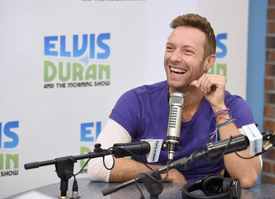 Chris Martin - Elvis Duran and the Morning Show in New York 11/24/2015