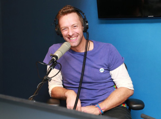 Chris Martin - SiriusXM Studios in New York 11/24/2015