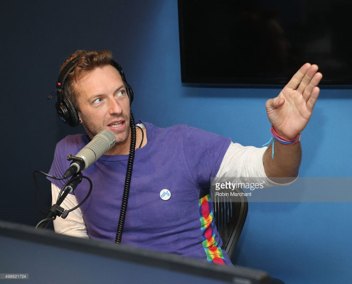 Chris Martin - SiriusXM Studios in New York 11/24/2015