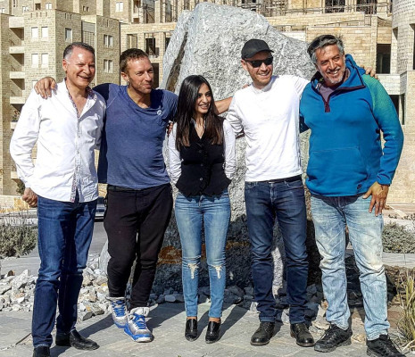 Chris Martin in Israel February 2017