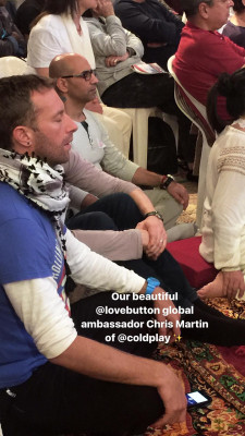 Chris Martin in Israel February 2017