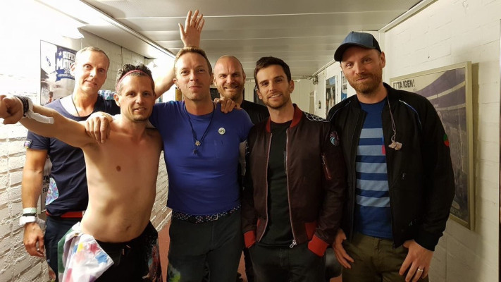 Chris Martin in Gothenburg, Sweden 06/25/2017