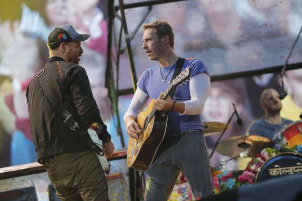 Chris Martin in Gothenburg, Sweden 06/25/2017