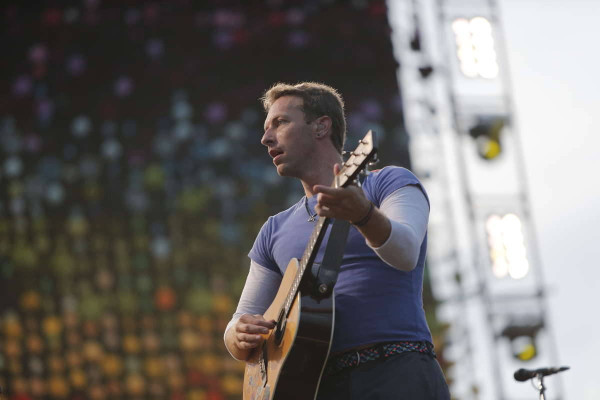 Chris Martin in Gothenburg, Sweden 06/25/2017