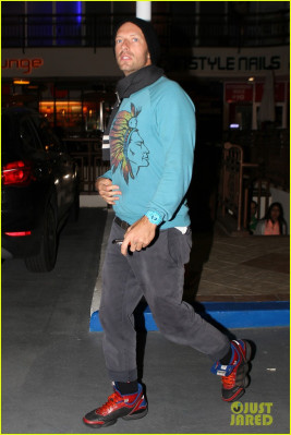 Chris Martin Out in Los Angeles 02/28/2017