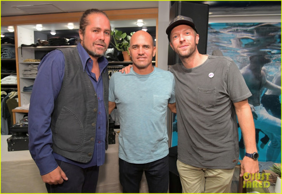 Chris Martin - Celebrates Outerknown Launch of S.E.A. Jeans 08/30/2018