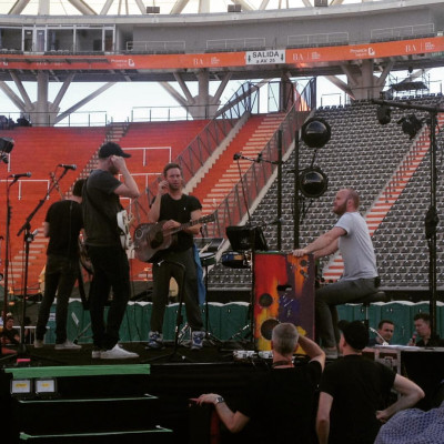 Chris Martin in La Plata, Argentine 03/31/2016
