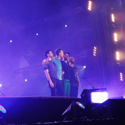 Chris Martin in La Plata, Argentine 03/31/2016