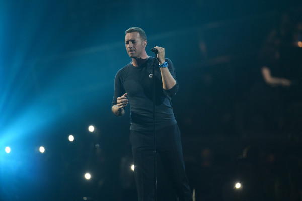 Chris Martin at Brit Awards 2017 in London 02/22/2017