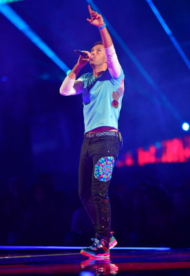 Chris Martin at Brit Awards 2017 in London 02/22/2017