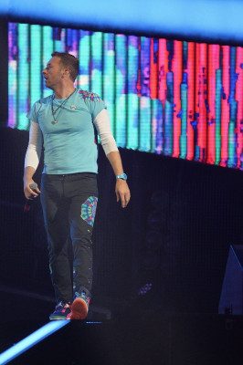 Chris Martin at Brit Awards 2017 in London 02/22/2017
