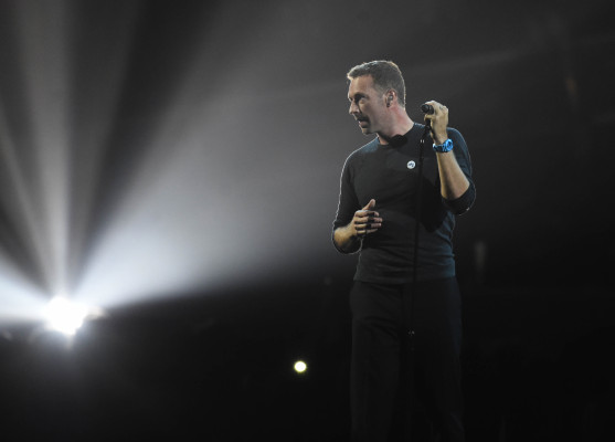 Chris Martin at Brit Awards 2017 in London 02/22/2017