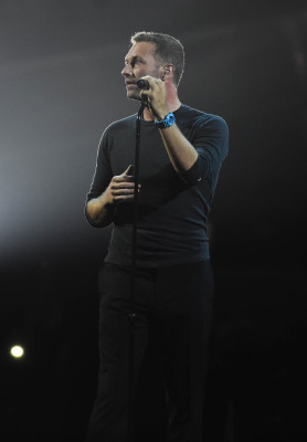 Chris Martin at Brit Awards 2017 in London 02/22/2017