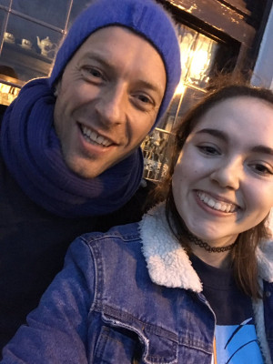 Chris Martin at Brit Awards 2017 in London 02/22/2017