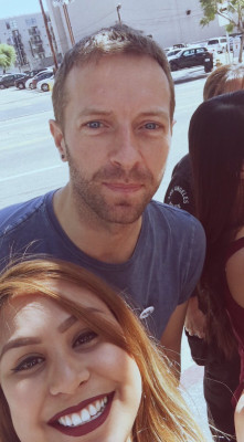 Chris Martin at the Hollywood Walk of Fame Ceremony for Elvis Duran 03/02/2017