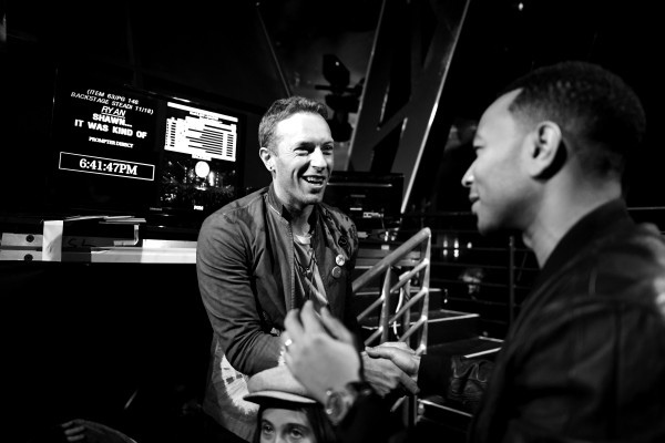 Chris Martin at iHeartRadio Music Awards 03/05/2017