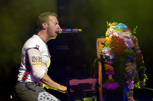 Chris Martin - Coldplay Perform At London Palladium
