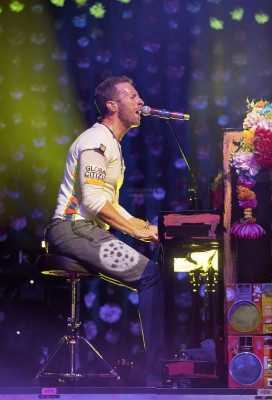 Chris Martin - Coldplay Perform At London Palladium
