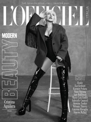 Christina Aguilera by Dennis Leupold for L'Officiel // 2020