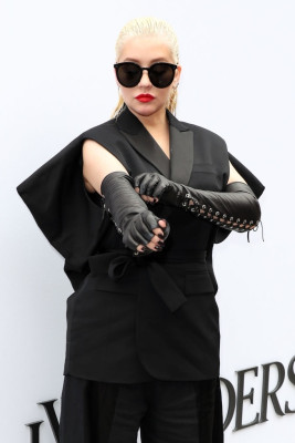 Christina Aguilera - J.W.Anderson Show at London Fashion Week 09/16/2019