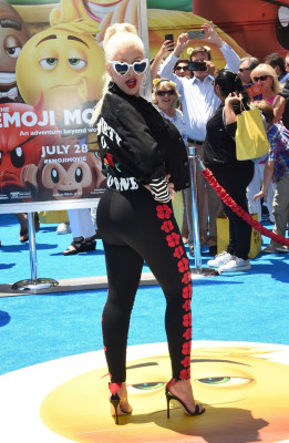 Christina Aguilera – “The Emoji Movie” Premiere in Westwood