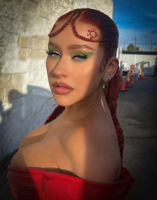 Christina Aguilera by Zoe Rain for Music Video &#039;Santo&#039; (2022)