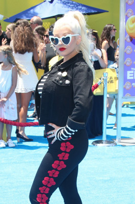 Christina Aguilera – “The Emoji Movie” Premiere in Westwood