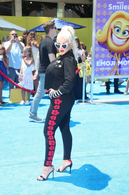 Christina Aguilera – “The Emoji Movie” Premiere in Westwood