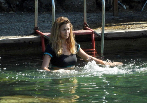 CHRISTINA CHIABOTTO in Bikini at a Pool 06/23/2020