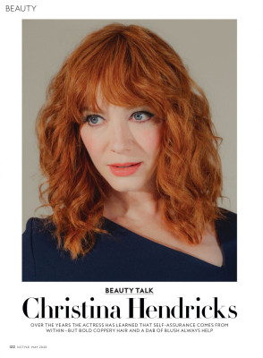 CHRISTINA HENDRICKS in Instyle Magazine, May 2020