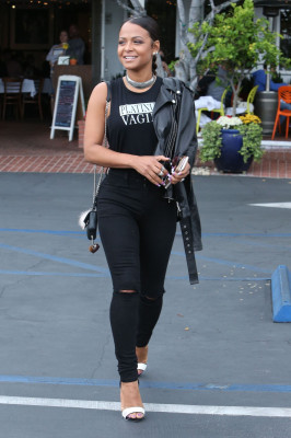 Christina Milian Cute Style – Los Angeles 05/10/2017