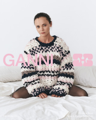 Christina Ricci for Ganni FallWinter 2024 Ad Campaign