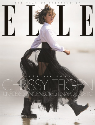 Chrissy Teigen - Elle UK January 2019