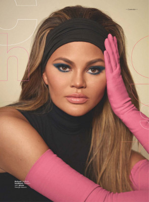 CHRISSY TEIGEN in Glamour Magazine, UK March 2020