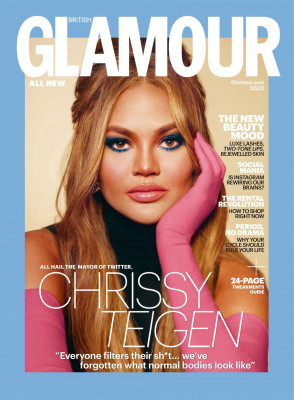 CHRISSY TEIGEN in Glamour Magazine, UK March 2020