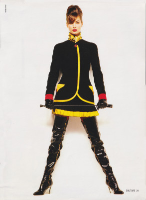 Christy Turlington for Versace book Vanitas