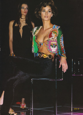 Christy Turlington for Versace book Vanitas