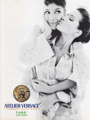 Christy Turlington &amp;amp; Stephanie Seymour for Gianni Versace SS1994by Steven Meisel