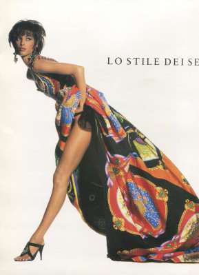 Christy Turlington for Versace