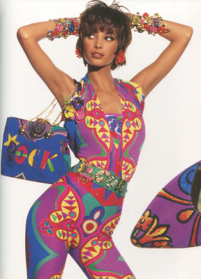 Christy Turlington for Versace