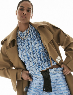 Cindy Bruna ~ ELLE SPAIN 03.2023 by ROCÍO RAMOS