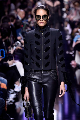 Cindy Bruna – Elie Saab Runway Show at 2017 PFW in Paris