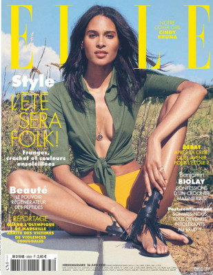 CINDY BRUNA in Elle Magazine, France June 2020